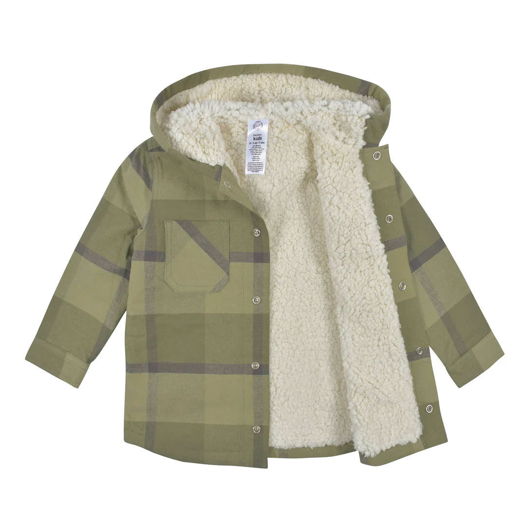 Gerber Childrenswear 2pc Flannel Jacket and Jogger Pants