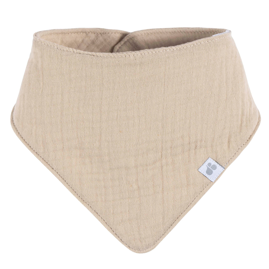 Just Born 4-Pack Muslin Bandana Bibs (Blue)