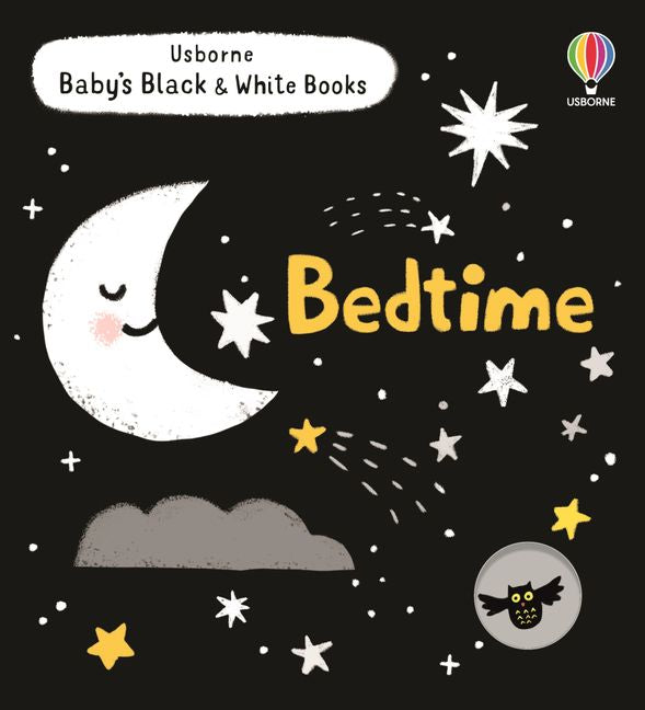 USBORNE Baby's Black and White Books: Bedtime (Mary Cartwright)