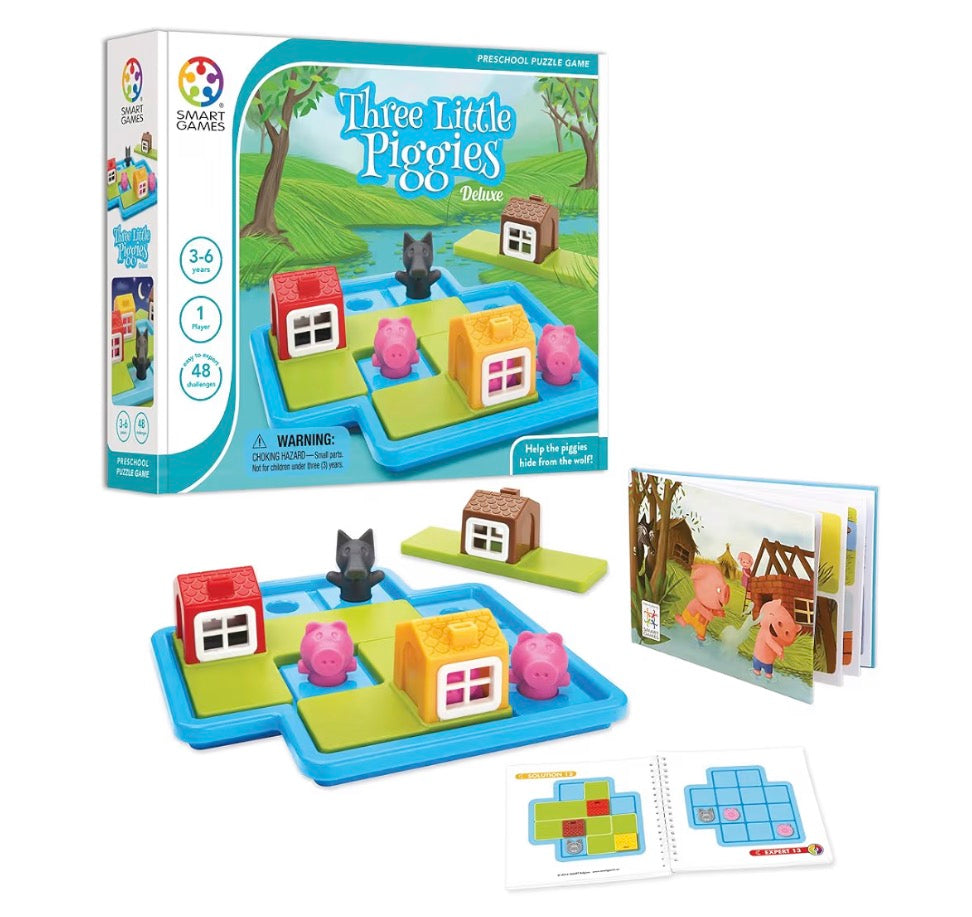 Smart Games Three Little Piggies Deluxe (Age 3-6)