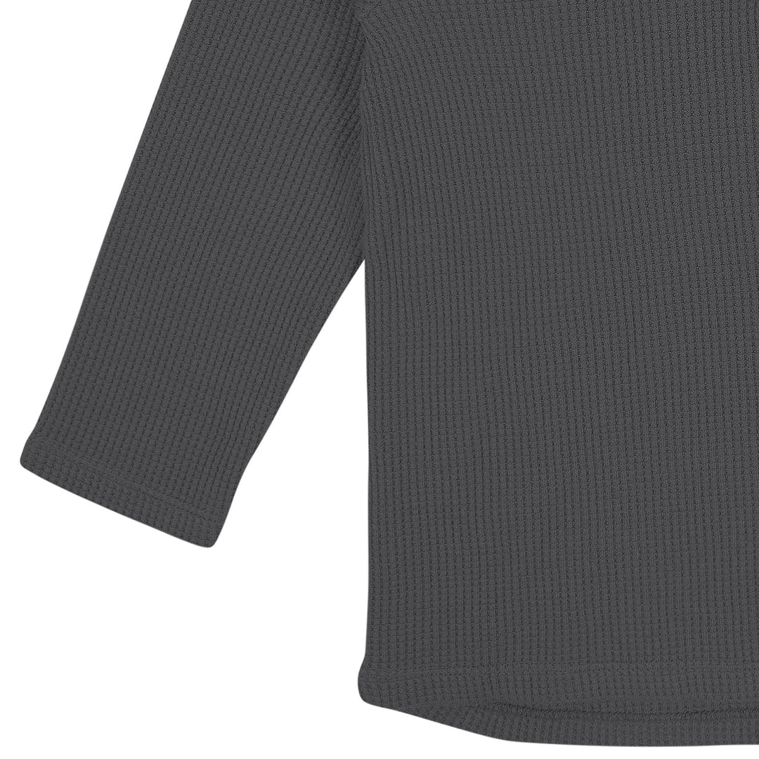 Gerber Childrenswear 2pc Top and Pant Set (Waffle Jogger Charcoal)