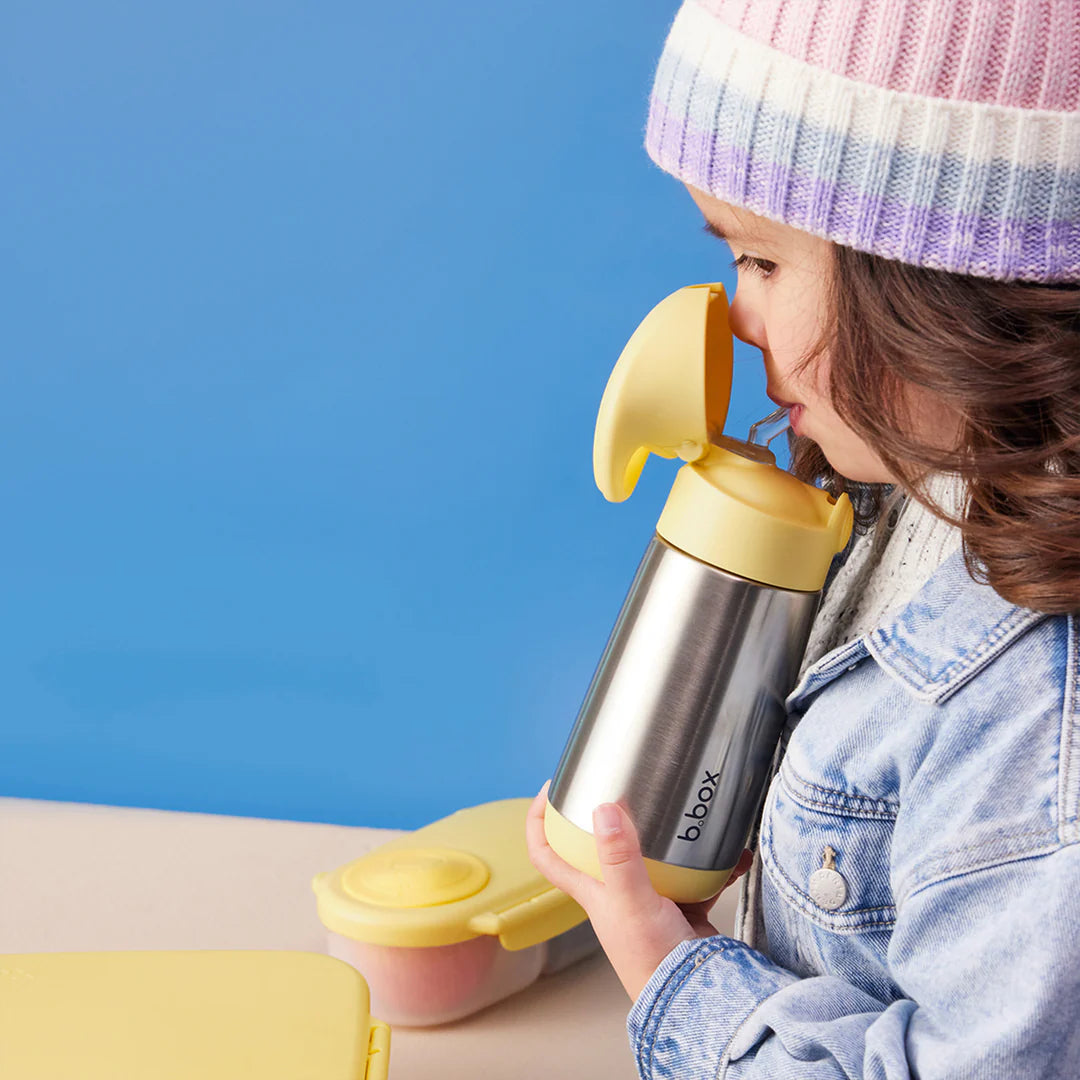 b.box Insulated Drink Bottle - 350ml (Lemon Twis)