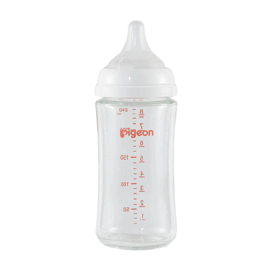 Glass Bottle 8oz with M Nipple (3M+)