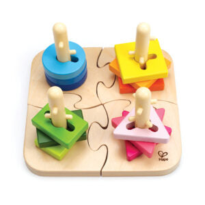 Hape Creative Toddler Wooden Peg Puzzle