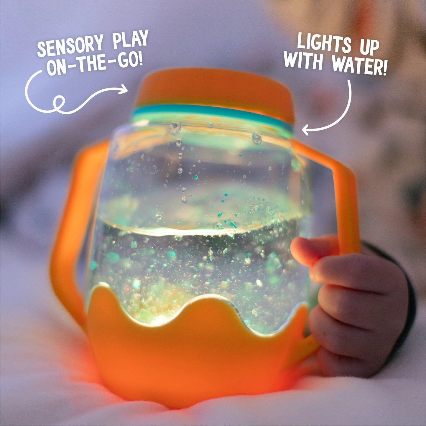 Glo Pals - Sensory Light Up Jar - Green