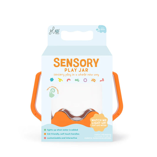 Glo Pals - Sensory Light Up Jar - Orange