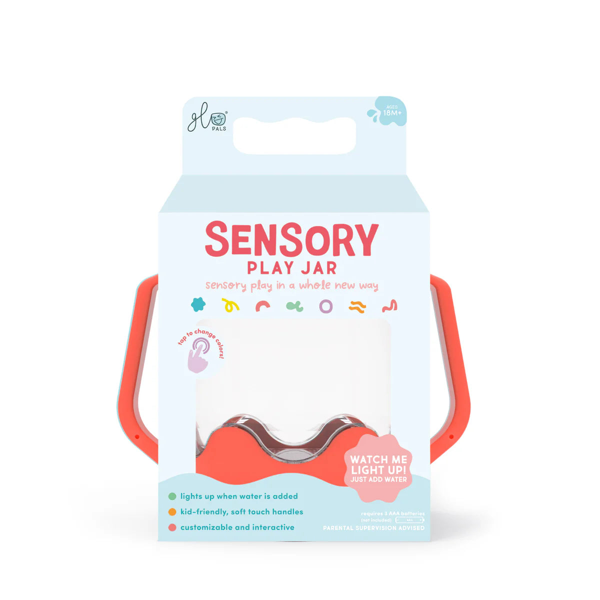 Glo Pals - Sensory Light Up Jar - Pink