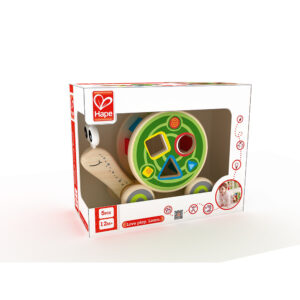 Hape Walk-A-Long Snail Toddler Wooden Pull Toy