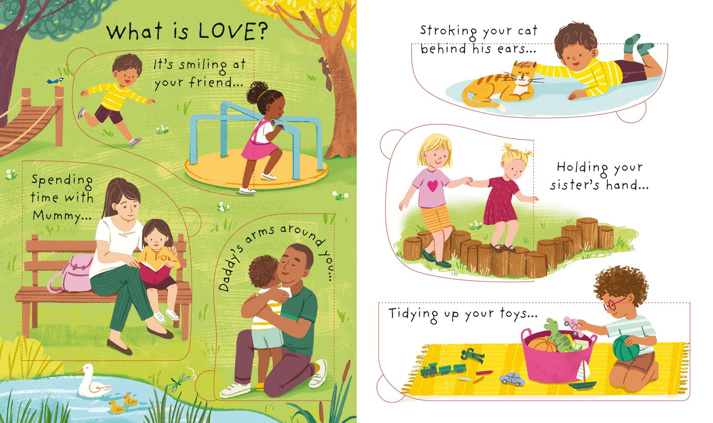 USBORNE Lift-the-Flap Very First Questions and Answers: What is Love