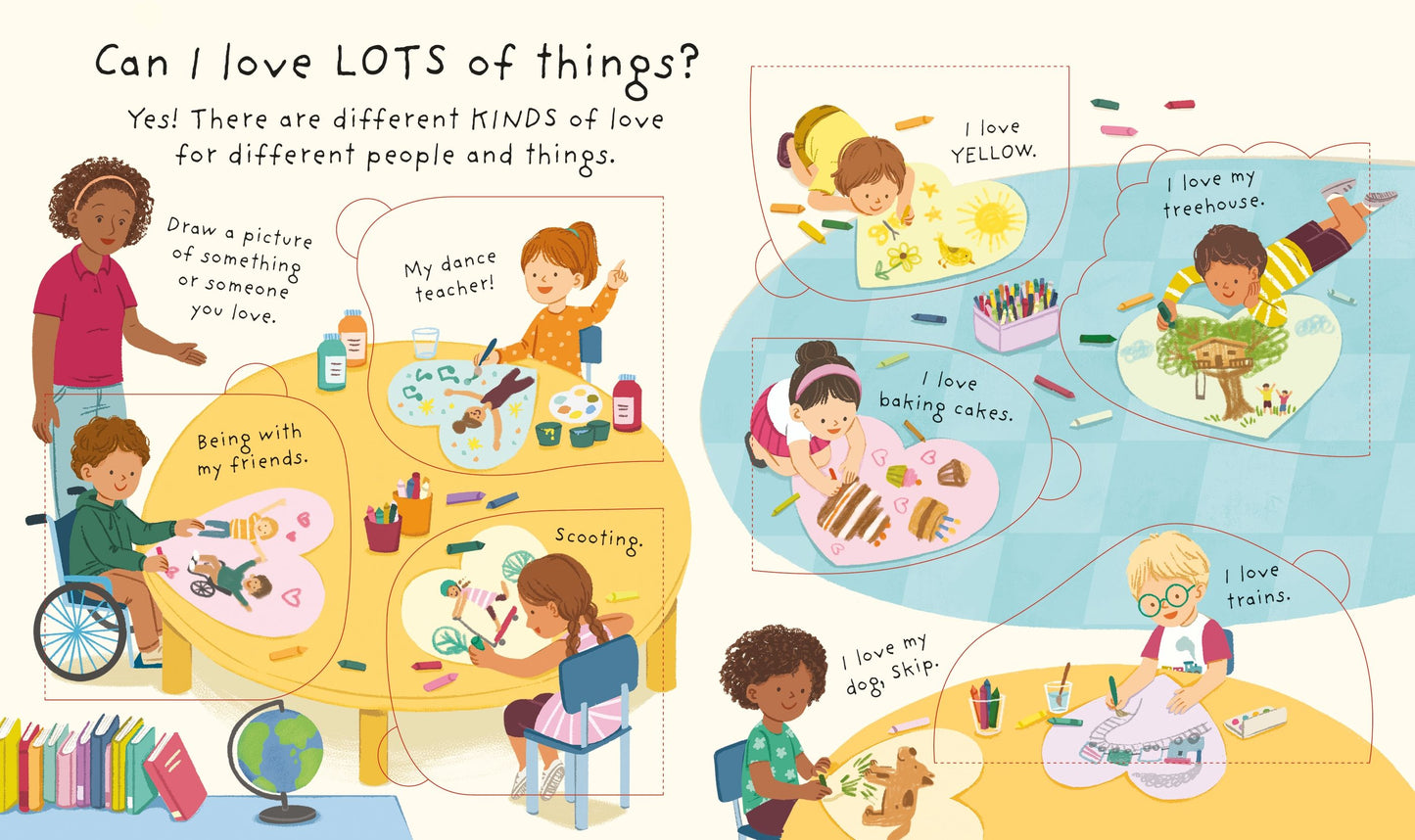 USBORNE Lift-the-Flap Very First Questions and Answers: What is Love