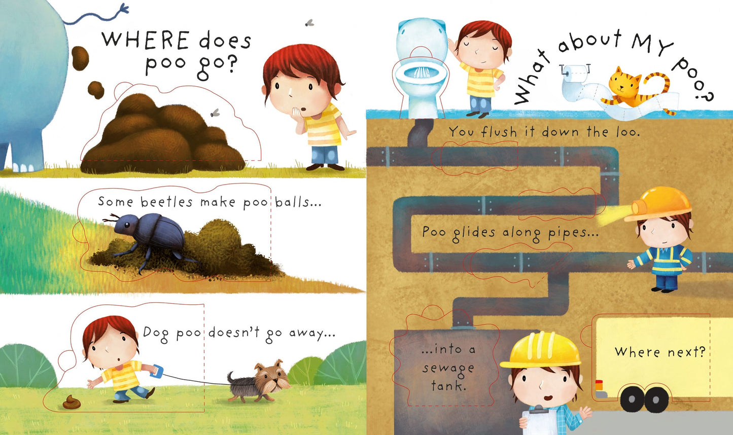 USBORNE Lift-the-Flap Very First Questions and Answers: What is Poop?