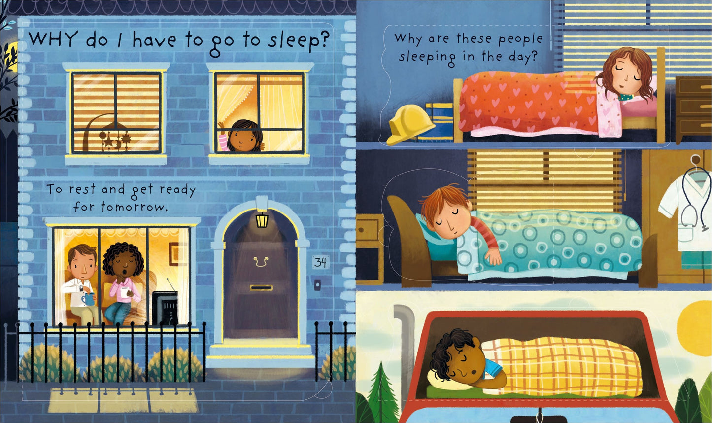 USBORNE Lift-the-Flap Very First Questions and Answers: What is Sleep?