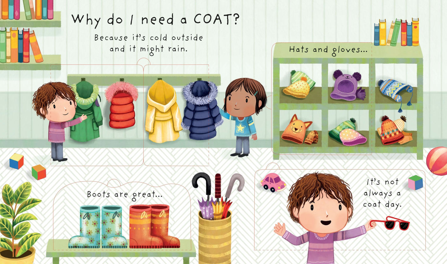 USBORNE Lift-the-Flap Very First Questions and Answers: Why Should I Get Dressed?